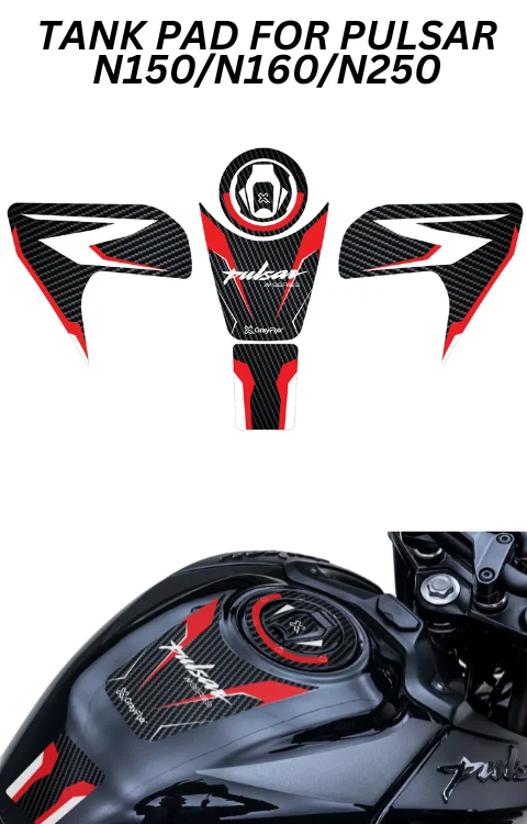 Full Tank Pad Compatible with Pulsar N150/N160/N250 | Pack Of 1